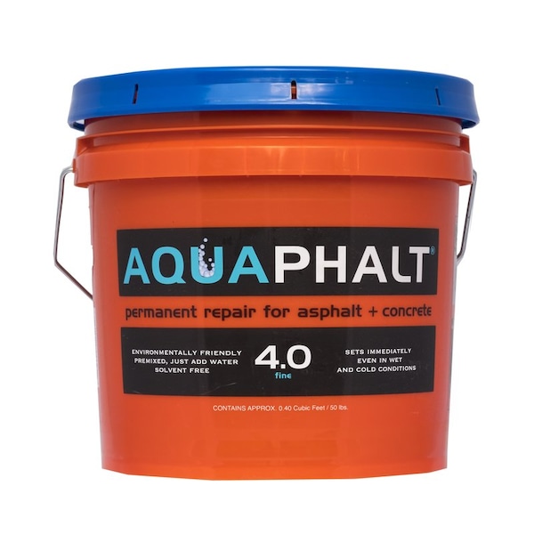 Aquaphalt 6.0 Aquaphalt 4.0 Black Water-Based Asphalt and Concrete Patch 3.5 gal AQUAPHALT 4.0 - main